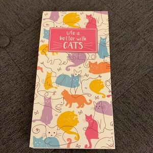 Life is better with cats notepad